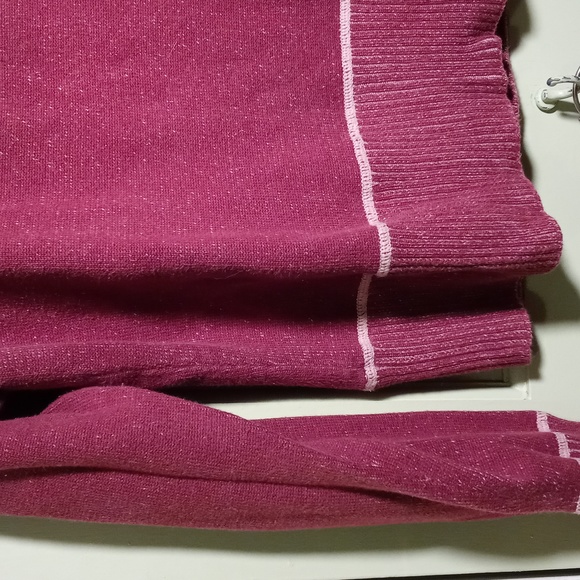 Women's Levi's red tag mock neck burgundy sweater Large - Picture 2 of 5